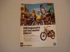 advertising Pubblicità 1972 GILERA 50 LINEA TURISMO 4V/4V SUPER/7HP 5V TOURING