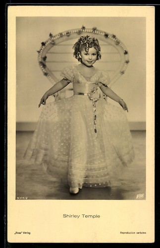 Cartolina attrice shirley - attrice,