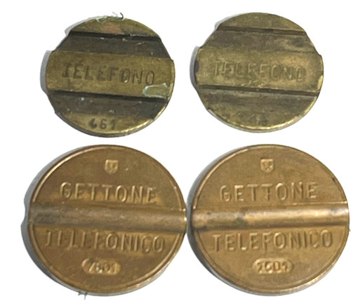 Lotto gettoni telefonici - lotto, 4