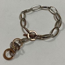 Bracciale Braccialetto in Maglia Catena Colore Oro Argento Chic Bijoux Designer