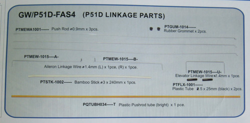 Gws 51d mustang - p-51d, rc