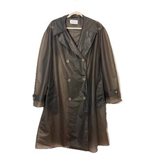 Maison Margiela Vynl trench coat donna 42 giacca antipioggia doppiopetto oversize