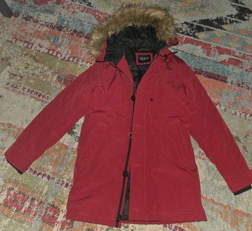 Guess giacca parka - uomo, rosso