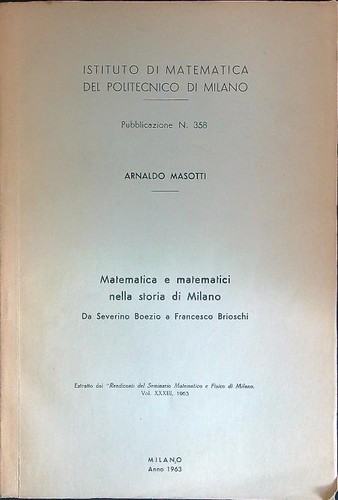 Matematica matematici nella - e,