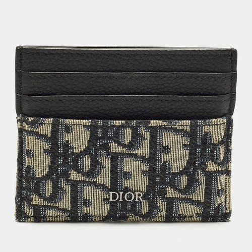 Porta carte dior nero tela - porta,