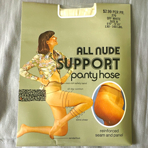 Collant vintage tutto nudo