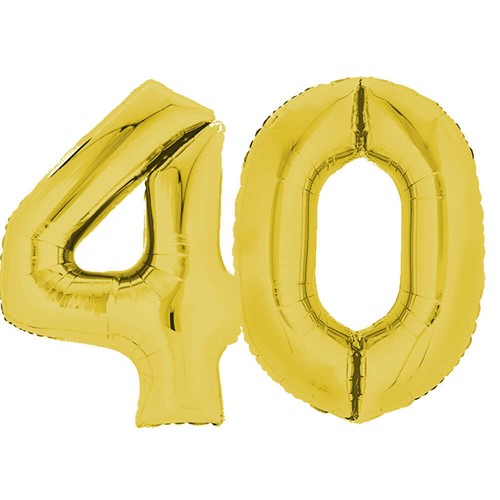 Palloncino foil cm oro - foil, 80