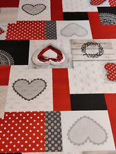 TOVAGLIA CERATA PLASTIFICATA  ANTIMACCHIA MODERNA SHABBY