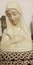 Madonna in ceramica Lenci anni '30 '40 pubblicata