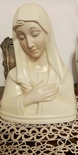 Madonna ceramica lenci anni - madonna, in
