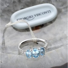 Anello  in oro bianco 750 18