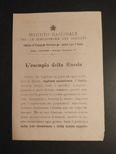 WW1 VOLANTINO PROPAGANDA