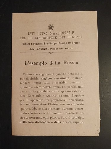 Ww1 volantino propaganda - ww1,