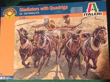 Soldatini Scala 1/32 GLADIATORS WITH QUADRIGA  - ITALERI 6874