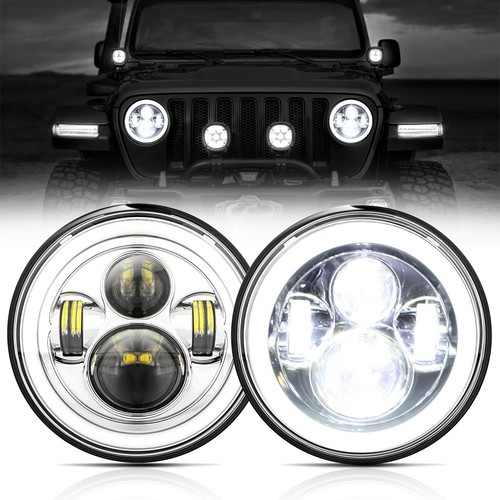 Faro tondo 150w led - tondo, 7"