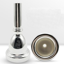 Boccaglio Tuba Standard, Placcato Argento, Realizzato in Ottone - Controlla Misura