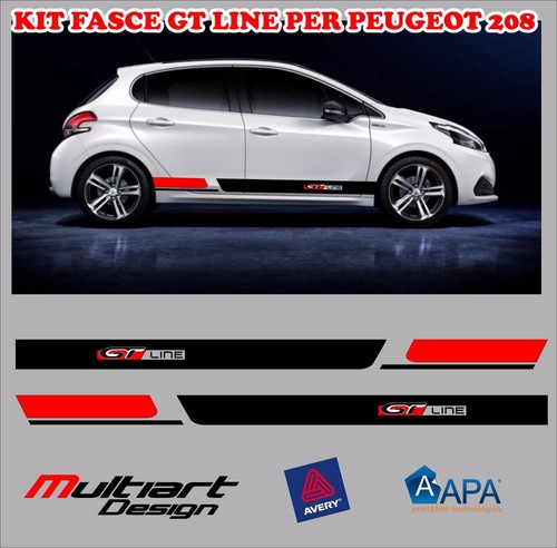 Kit fasce adesivi per peugeot - fasce,