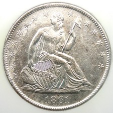 1861-O CSA Seated Liberty