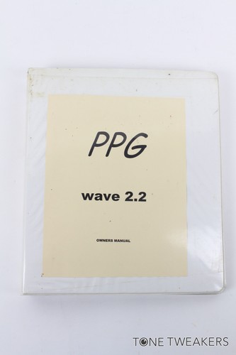 Ppg wave manuale d - wave, 2.2