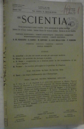 Scientia 1947 astronomi - 1947,