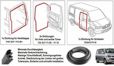 Per VW Volkswagen Transporter T5 Set Guarnizioni ( Porte + Portellone +