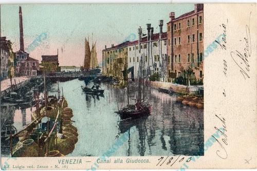 Venezia canal alla giudecca - venezia,