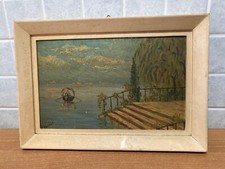 QUADRO LAGO PANORAMA MONTAGNA