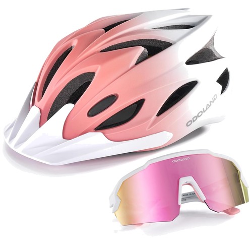 Casco bici con occhiali - , uv