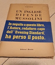 UN INGLESE DIFENDE MUSSOLINI -