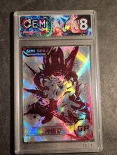SON GOKU - KAMEHAMEHA - DRAGON BALL Z - GRADED CARD 8 - NO PSA BGS - GP-08