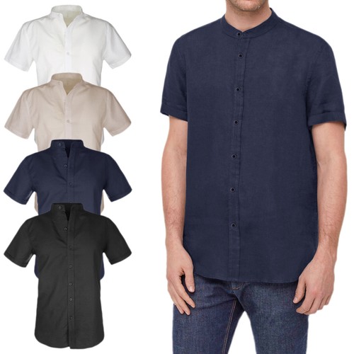 Camicia uomo lino - lino, cotone