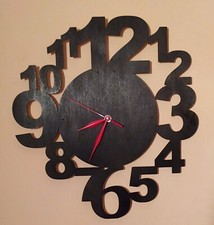 Orologio parete in legno