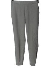 UNI QLO Pantalone jersey Donna Pantalone Taglia IT 40 grigio chiaro-bianco