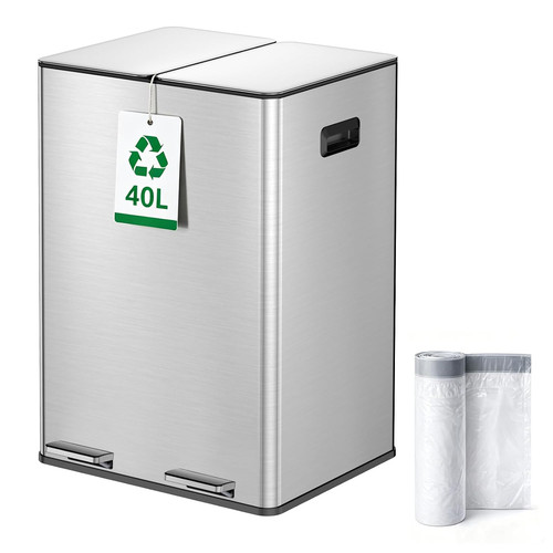 Pattumiera cucina 40l 2x20l - pattumiera,