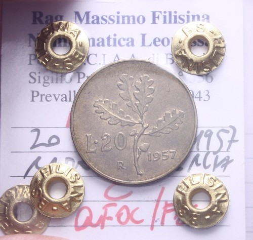 Italia repubblica 20 lire - italia,