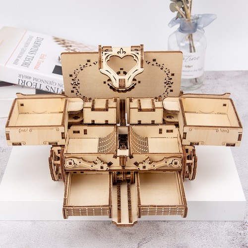 Diy wooden puzzle jewelry - 3d,
