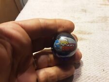 GRANDE BIGLIA IN VETRO DA COLLEZIONE DISNEY PIXAR CARS DIAMETRO 4 CM CIRCA