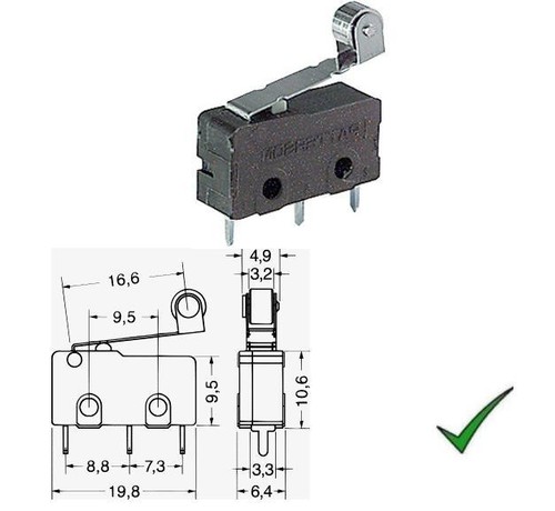Deviatore finecorsa - , da