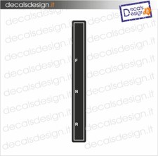 Adesivo manetta motore marino