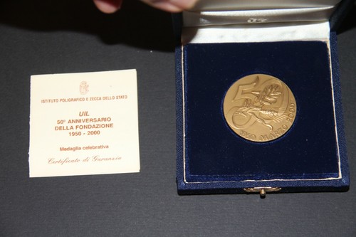 Medaglia celebrativa - medaglia, 50°