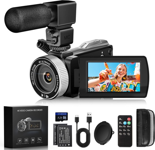 Videocamera 48mp con - 4k,