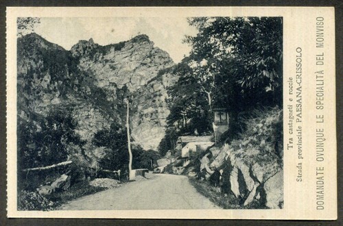 Crissolo strada - (cuneo),