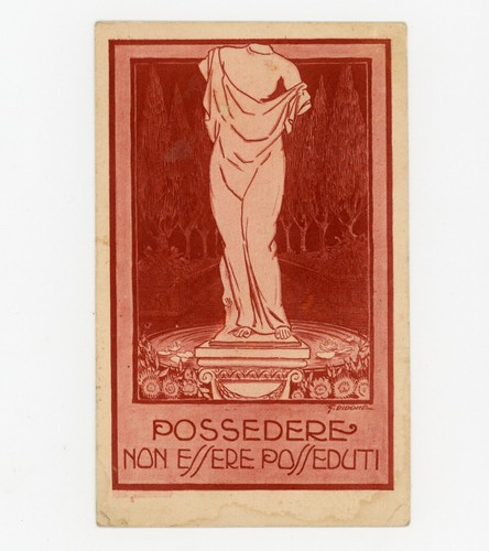 Annunzio possedere non - possedere,