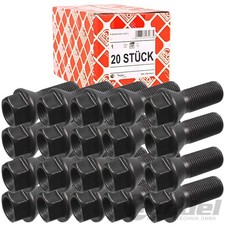 20x FEBI BULLONI RUOTA CERCHI IN ACCIAIO/LEGA adatti per DACIA MERCEDES MINI