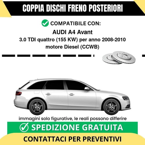 Coppia dischi freno - freno, posteriori