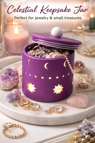 Barattolo ricordo celeste - ,