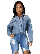 Giacca jeans giubbino corto