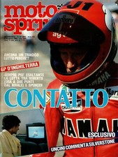 Rivista Motosprint N°31. 4/10 agosto 1983. Anno VIII. Raro. 78 pagine.