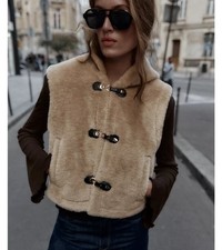 Zara Gilet in finto shearling