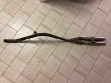 marmitta scarico terminale doppia uscita NOS imbocco d. 35mm auto epoca fiat lan